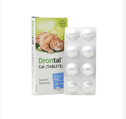 Drontal Cats per tablet (1 tab for 4kg)