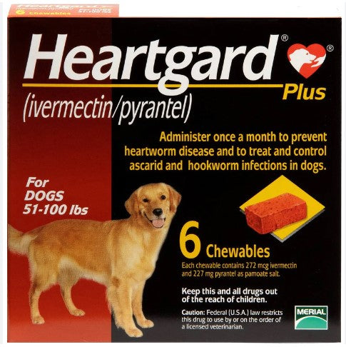 Heartgard Plus Chewable Dogs (23.1kg - 45.3kg)